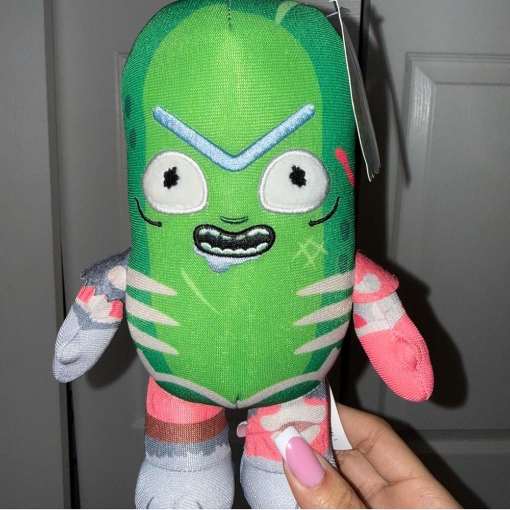 Warner Bros. Discovery 8 inch Pickle Rick Plush